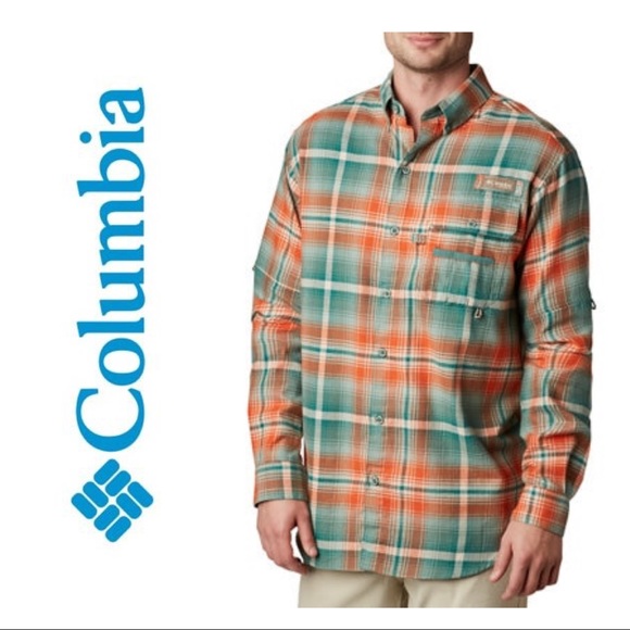 NWT! Columbia Sharptail Flannel Long Sleeve Shirt - Picture 1 of 8